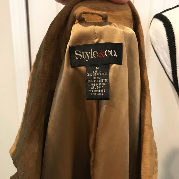 Style and Co Suede jacket, size M - Picture 4 of 4